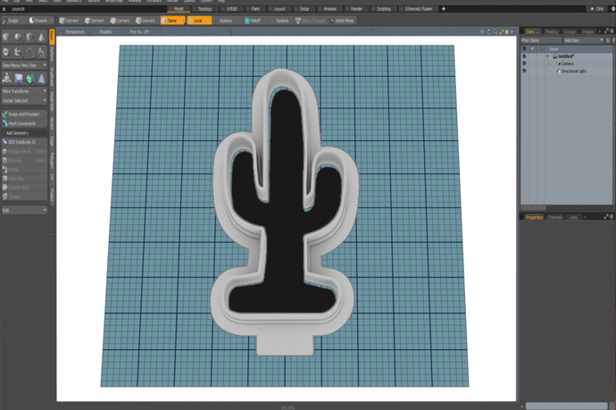 Cactus Cutter STL File