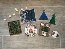 Load image into Gallery viewer, Camping- Tiered Tray- DIY Kit

