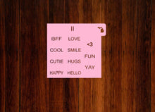 Load image into Gallery viewer, Candy Heart Stencils
