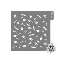 Load image into Gallery viewer, Caps and Streamers Stencil
