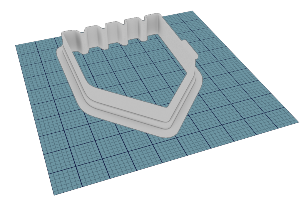 Castle Shield Cutter STL File