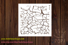 Load image into Gallery viewer, Crackle Pattern Stencil
