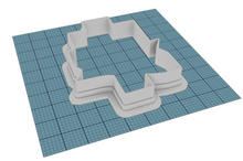 Load image into Gallery viewer, Cross with Banner Cutter STL File
