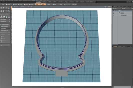 Crystal Ball Cutter STL File