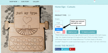 Load image into Gallery viewer, Home Sign - Cutouts
