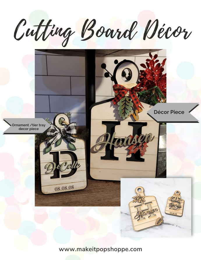 Cutting Board - Décor - DIY Kit