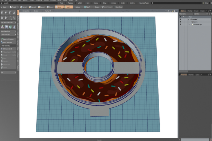 Donut - Top View Cutter STL File