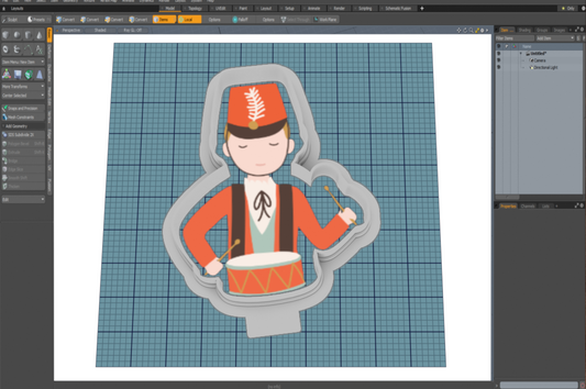 Drummer Boy Cutter STL File