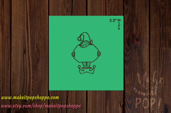 Elf Plaque Stencil