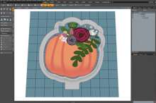 Load image into Gallery viewer, Floral Pumpkin Cutter
