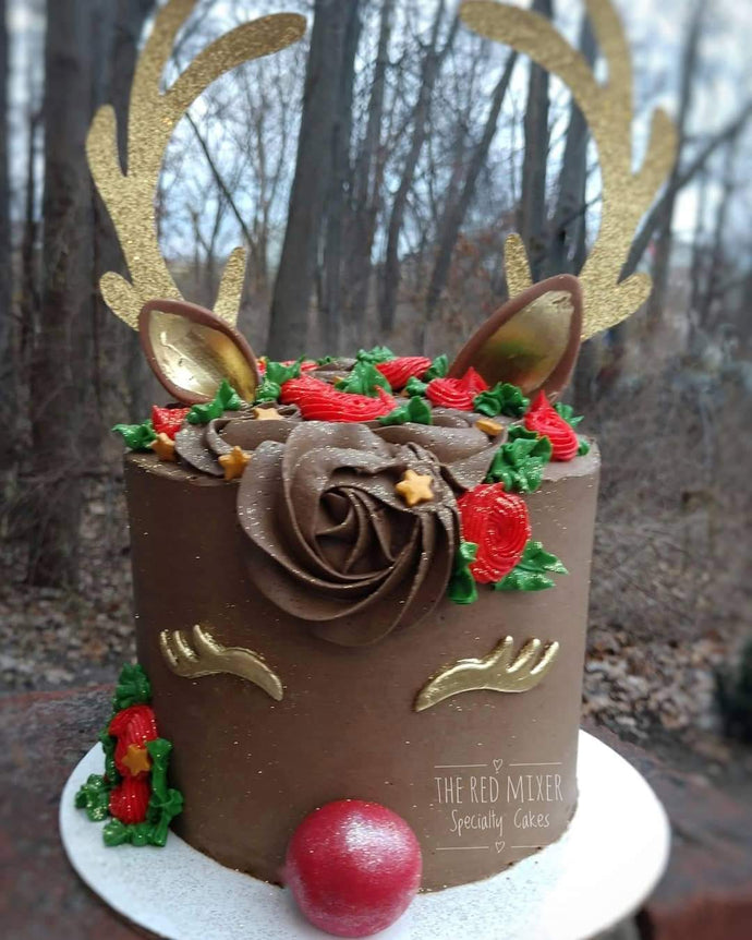 Rudolf Reindeer Cake Topper