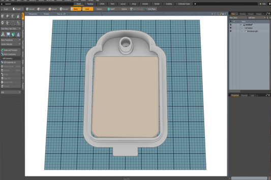 Gift Tag Cutter STL File