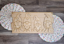 Load image into Gallery viewer, Gnome Love - Door Hanger Sign - DIY KIT
