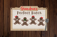 Load image into Gallery viewer, The Perfect Batch - Gingerbread Kids - Personalized Standing Décor - DIY Kit
