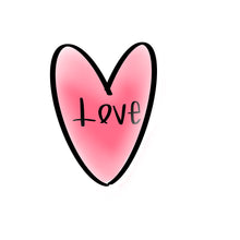 Load image into Gallery viewer, Hand-Drawn Heart Cutter STL File
