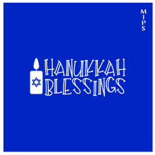 Load image into Gallery viewer, Hanukkah Blessings Stencil - Silkscreen (mesh)
