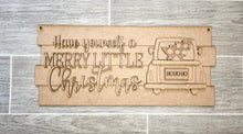 Load image into Gallery viewer, Have Yourself a Merry Little Christmas- Door Hanger - DIY Kit
