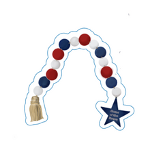 Load image into Gallery viewer, Beaded Garland with Star Cutter STL File
