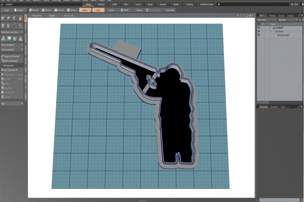 Hunter Fondant Cutter