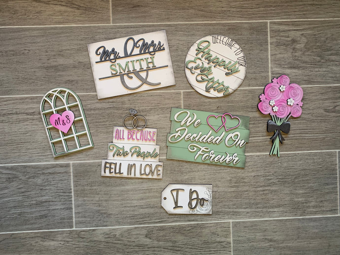 Wedding Wishes - Tiered Tray - DIY Kit