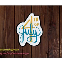Load image into Gallery viewer, Fourth of July (word) Cutter
