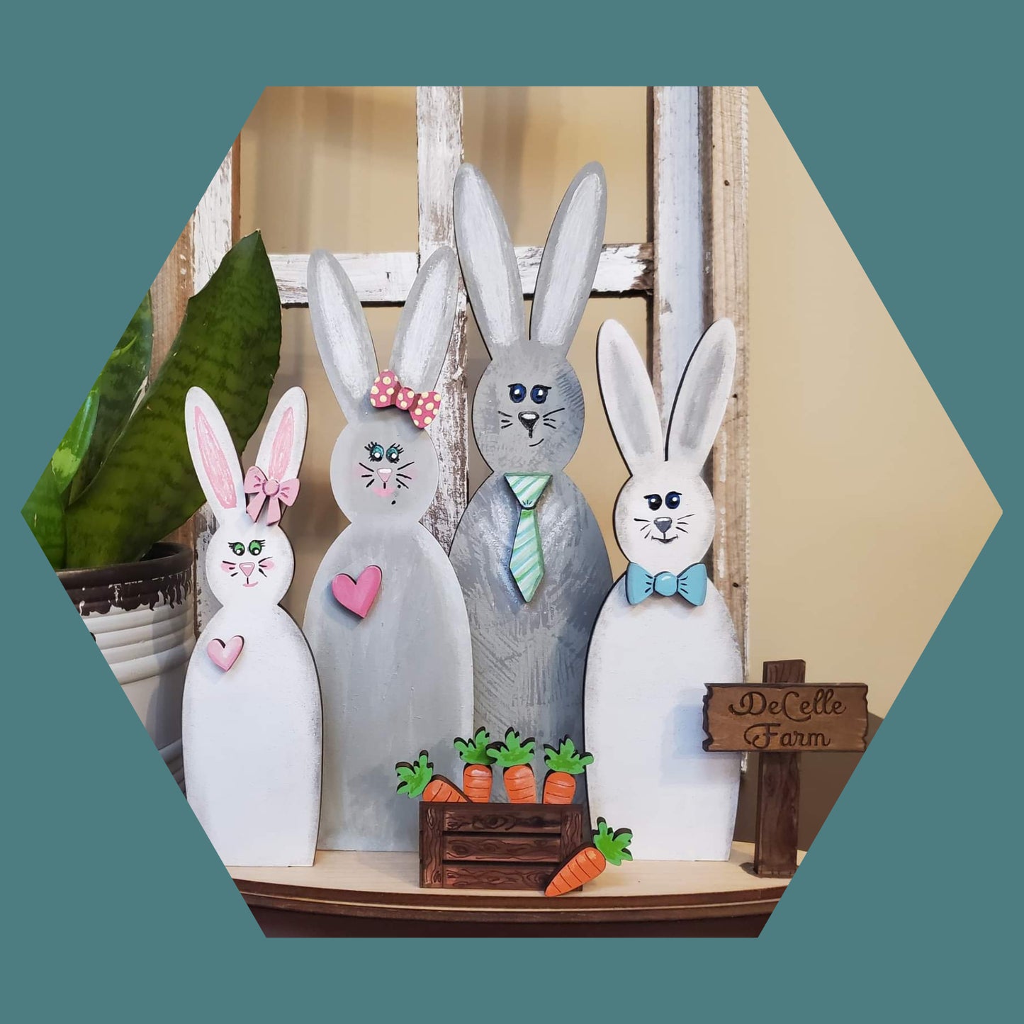 Bunny Patch - Standing Sign - DIY Kit
