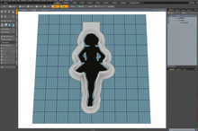 Load image into Gallery viewer, Irish Dancer Cutter STL File
