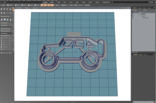 Jeep Cutter STL File