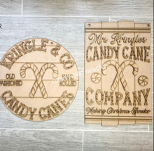Load image into Gallery viewer, Kringle&#39;s Candy - Door Hanger - DIY Kit
