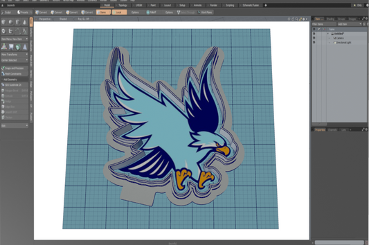 Landing Eagle - Hartland - Cutter STL File