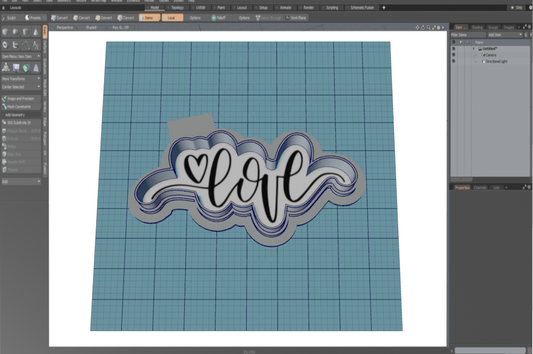 Love Script Cutter STL File