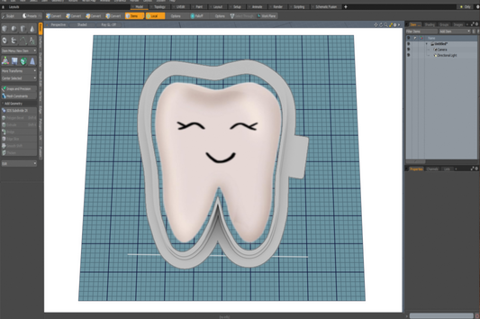 Molar Tooth Cutter STL File