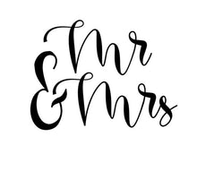 Load image into Gallery viewer, Mr and Mrs - Cutter and Stencil Set
