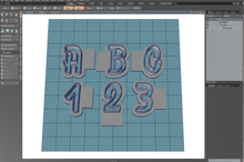 Load image into Gallery viewer, Mr. Sunshine - Alpha and Number Cutter Set
