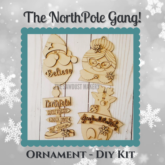 North Pole Gang- Ornaments