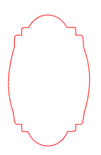 Load image into Gallery viewer, Oval Plaque Cutter
