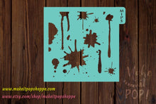 Load image into Gallery viewer, Paintball Splotch Stencil
