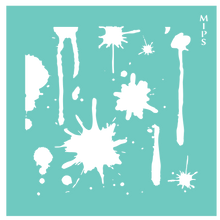 Load image into Gallery viewer, Paintball Splotch Stencil
