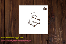 Load image into Gallery viewer, Pencil with Banner *STENCIL*
