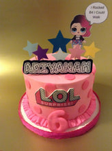 Load image into Gallery viewer, Custom Cardstock Cake Toppers
