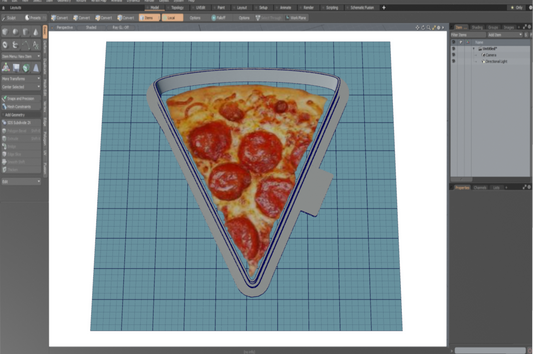 Pizza Pie Slice Cutter STL File
