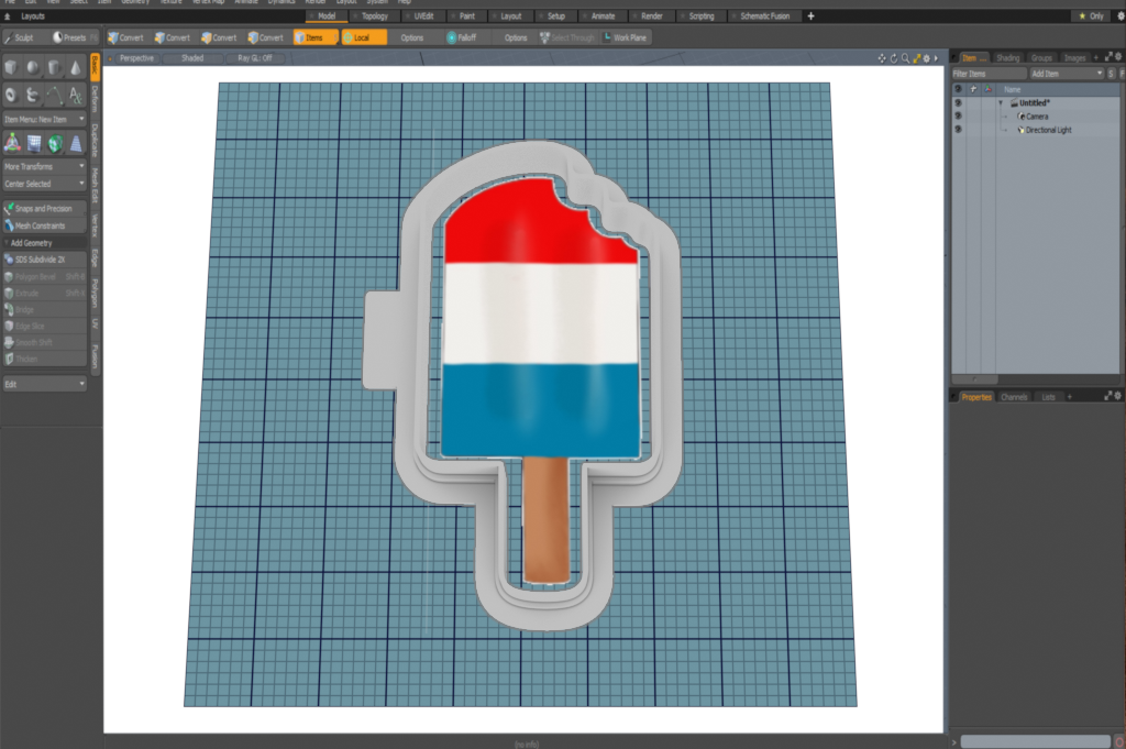 Popsicle (Chubby) Cutter STL File