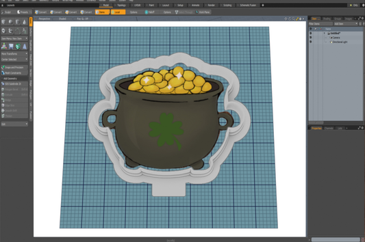 Pot of Gold Cutter STL File