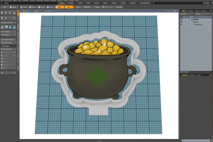 Pot of Gold Cutter STL File