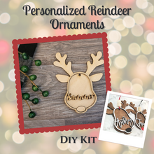 Load image into Gallery viewer, Personalized Reindeer- Ornaments
