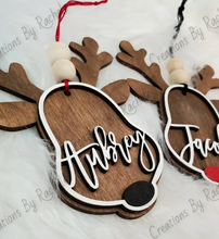 Load image into Gallery viewer, Personalized Reindeer- Ornaments
