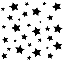 Load image into Gallery viewer, Stars Pattern (spaced) Stencil
