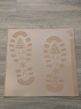 Load image into Gallery viewer, Santa&#39;s Boot Print Stencil Kit
