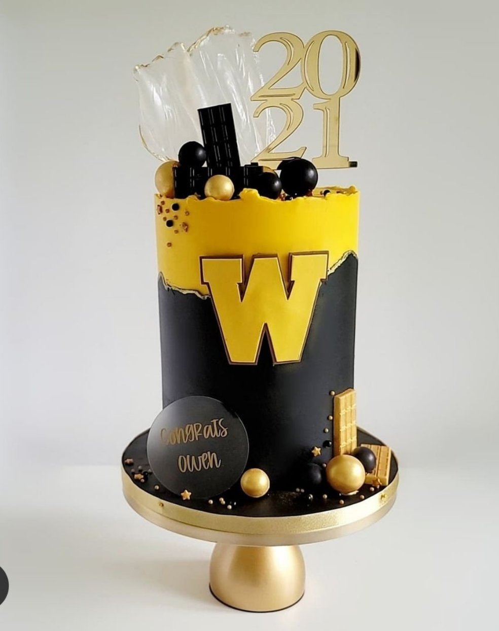 Graduation Year - Acrylic Cake Topper