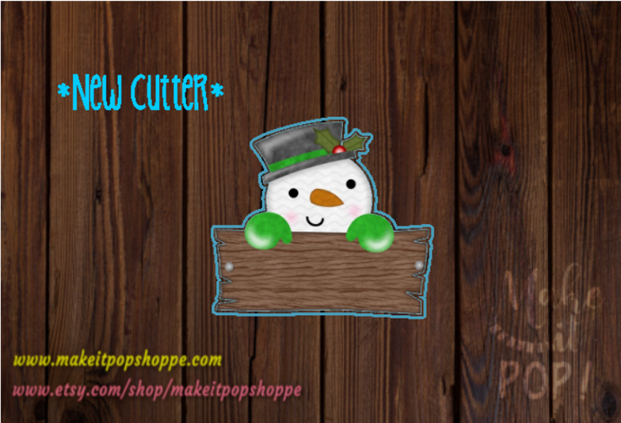 Snowman Sign Cutter